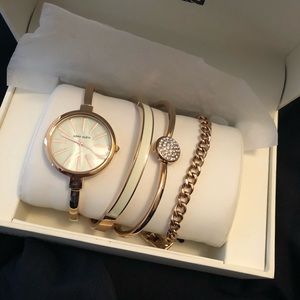 Anne Klein watch set